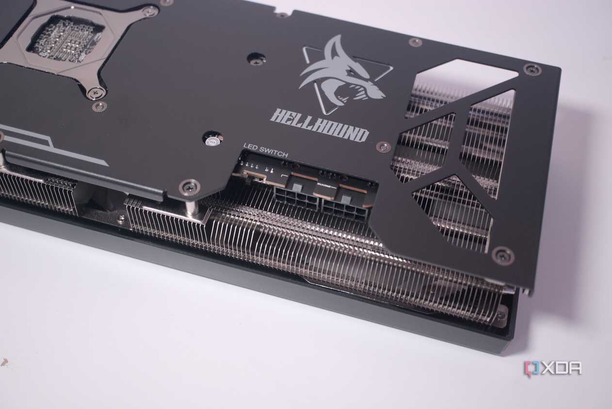 PowerColor Hellhound Radeon RX 7900 GRE backplate