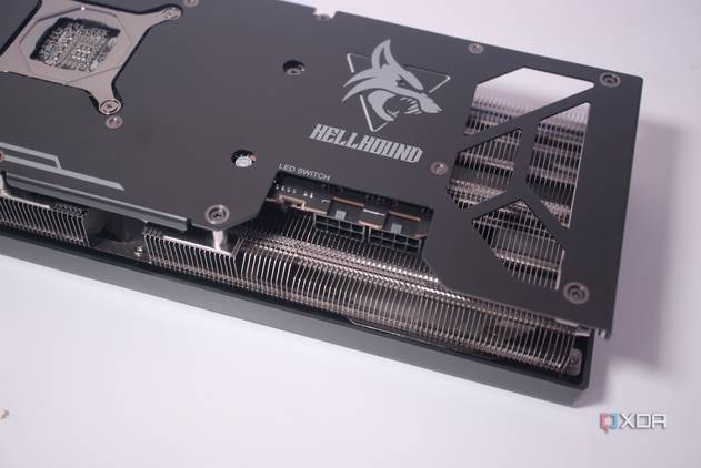 PowerColor Hellhound Radeon RX 7900 GRE backplate