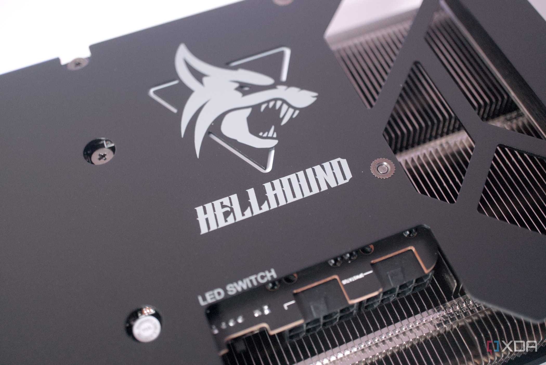 PowerColor Hellhound Radeon RX 7900 GRE branding
