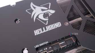 PowerColor Hellhound Radeon RX 7900 GRE branding