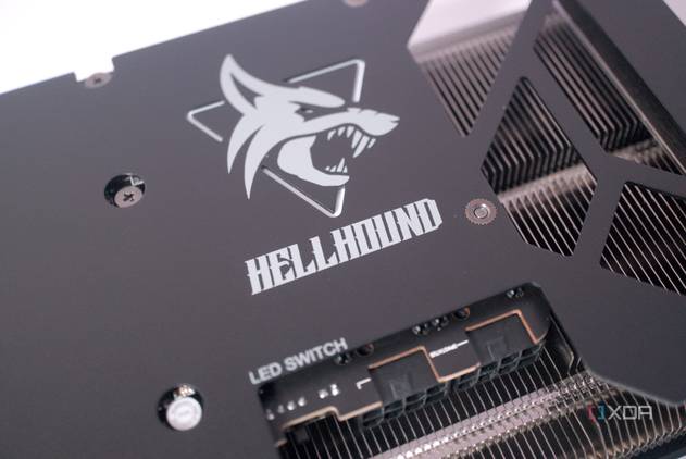 PowerColor Hellhound Radeon RX 7900 GRE branding