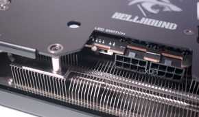 PowerColor Hellhound Radeon RX 7900 GRE LED switch