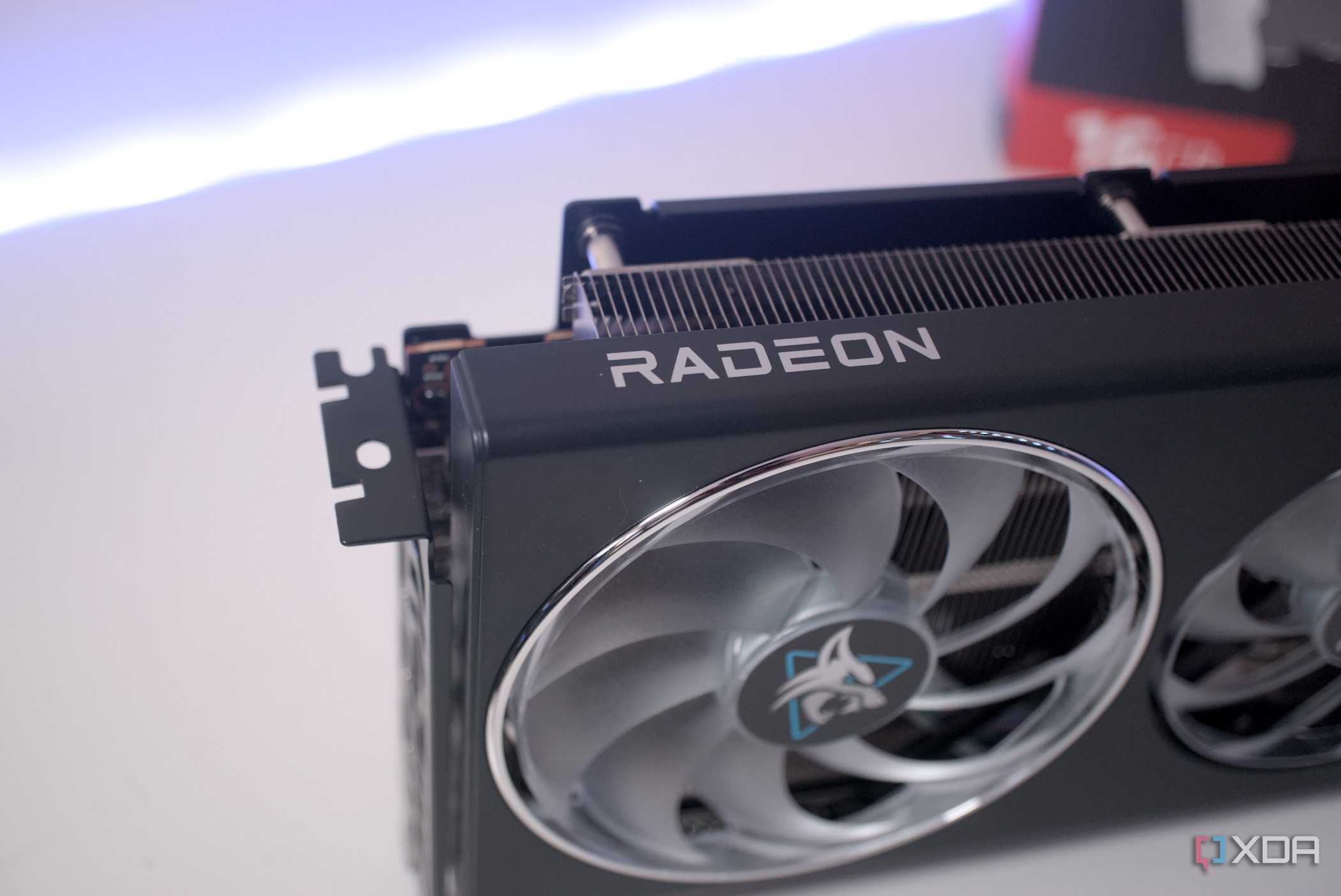 PowerColor Hellhound Radeon RX 7900 GRE Radeon branding