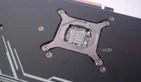Rear of the PowerColor Hellhound Radeon RX 7900 GRE GPU