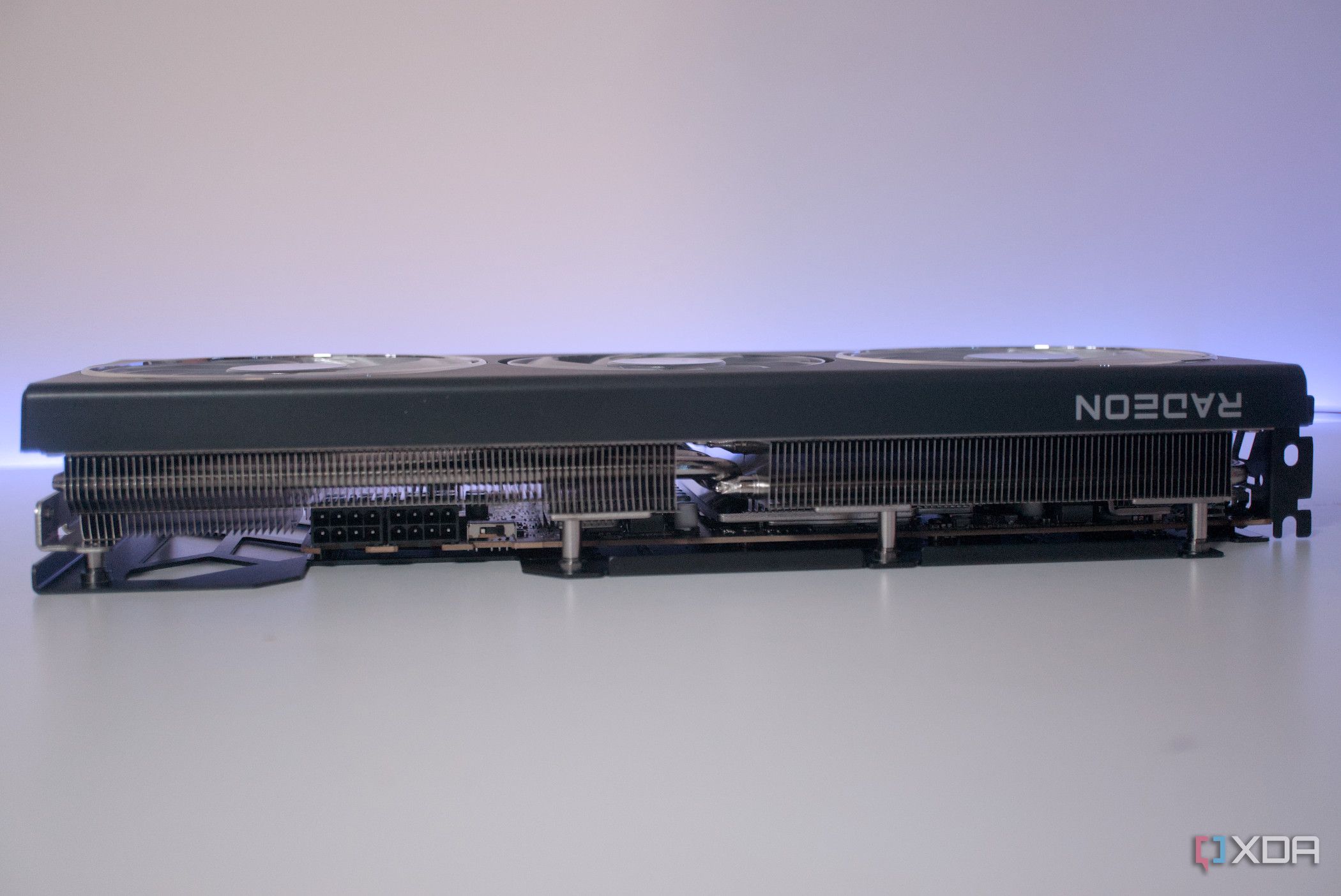 Side of the PowerColor Hellhound Radeon RX 7900 GRE