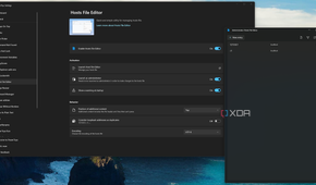 Screenshot of the Hosts File Editor in PowerToys