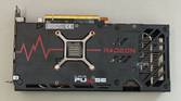 An image showing the backplate of the Radeon 7600 Pulse OC GPU.