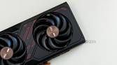 An image showing the cooling fans of the Sapphire Radeon RX 7600 Pulse OC GPU.