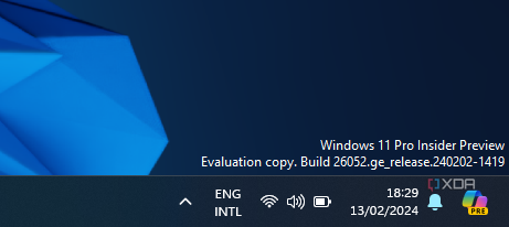 Screenshot of the WIndows 11 Taskbar with the Copilot button on the far right