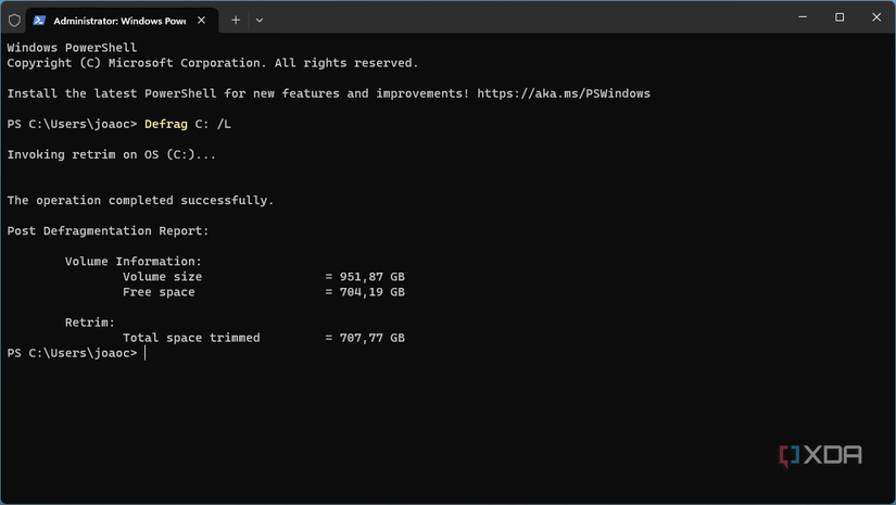 Desreg Command How to defragment or trim your drive on Windows 11
