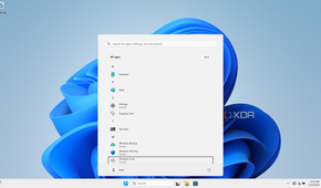 Screenshot of the All Apps list in Tiny11 before installing any updates