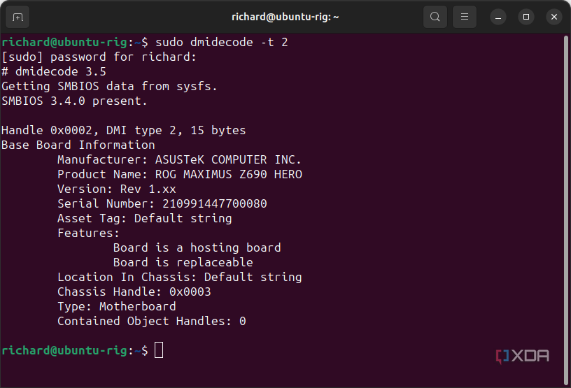 Dmidecode How to quickly check what motherboard is inside your PC