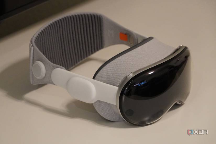 Apple Vision Pro on a table.