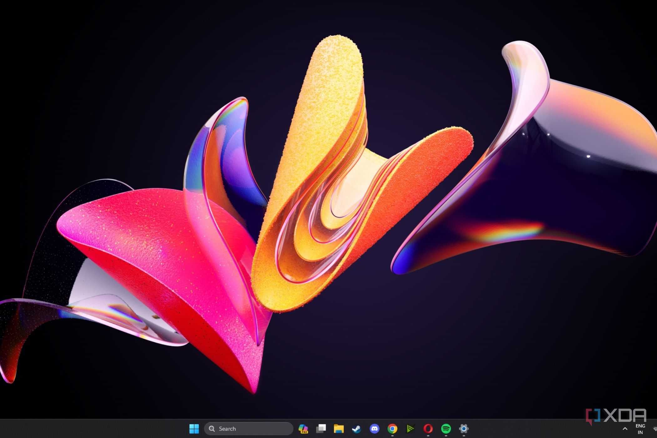 A screenshot showing the Windows 11 Captured motion wallpaper.