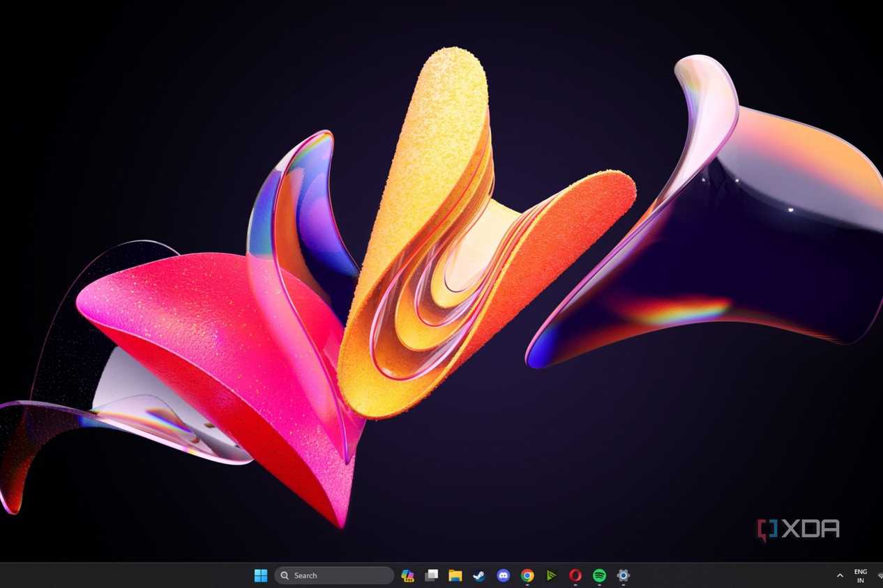 A screenshot showing the Windows 11 Captured motion wallpaper.