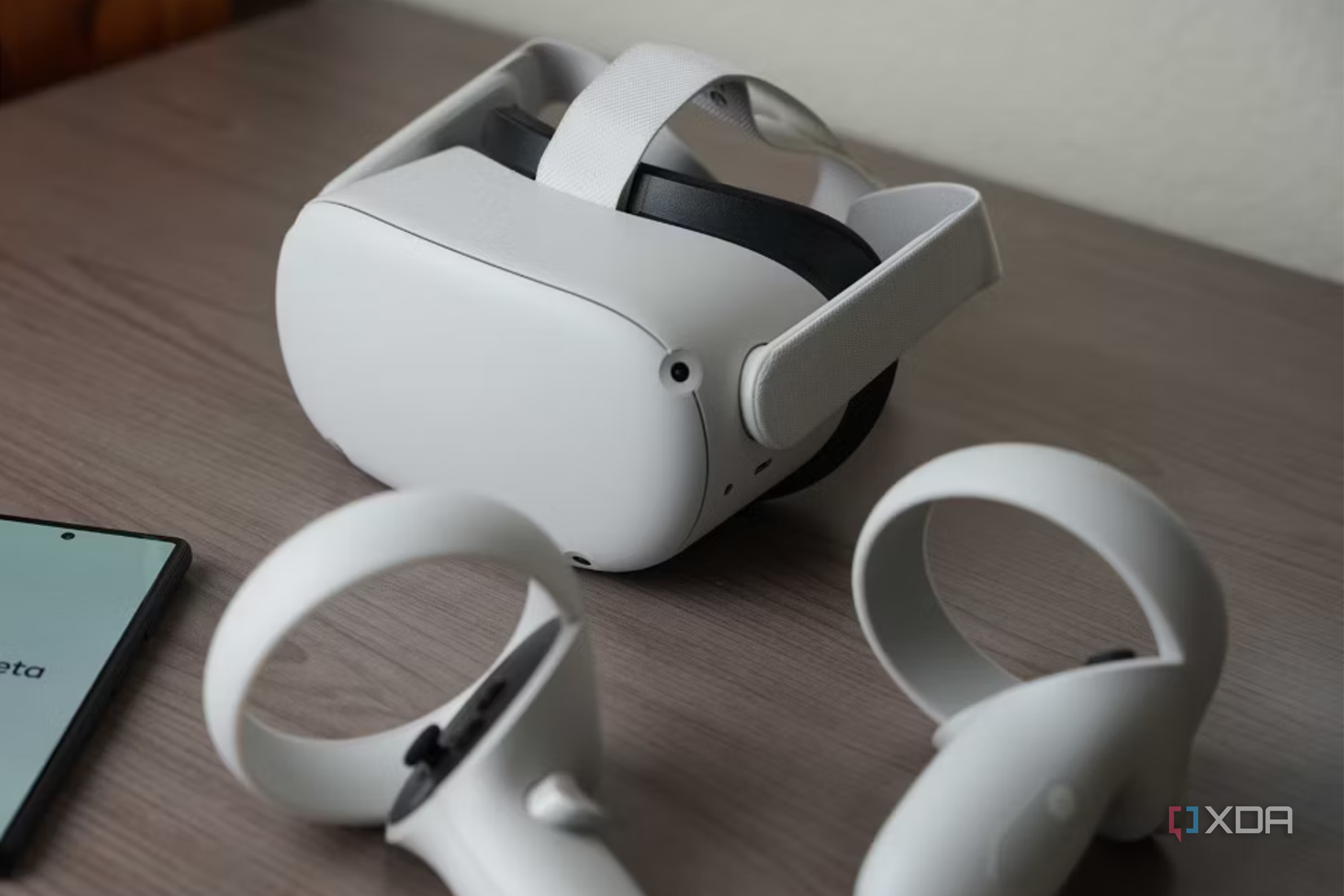 Meta Quest 2 en el escritorio 