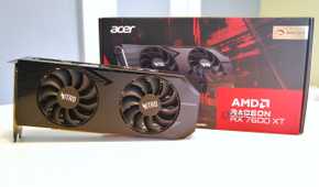 Acer Nitro Radeon RX 7600 XT OC front view
