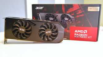 Acer Nitro Radeon RX 7600 XT OC front view