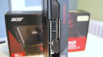 Acer Nitro Radeon RX 7600 XT OC power connectors