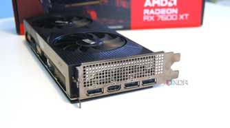 Acer Nitro Radeon RX 7600 XT OC I/O plate