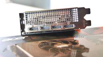 Acer Nitro Radeon RX 7600 XT OC I/O plate