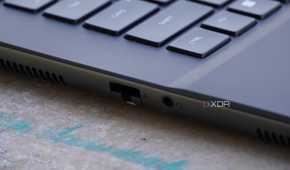Ethernet and headphone jacks on the m16 R2.