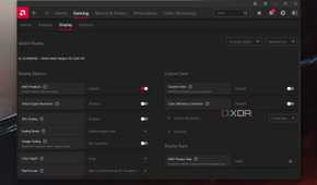 Windows 11 screenshot that shows the Display tab within the AMD Adrenaline app.