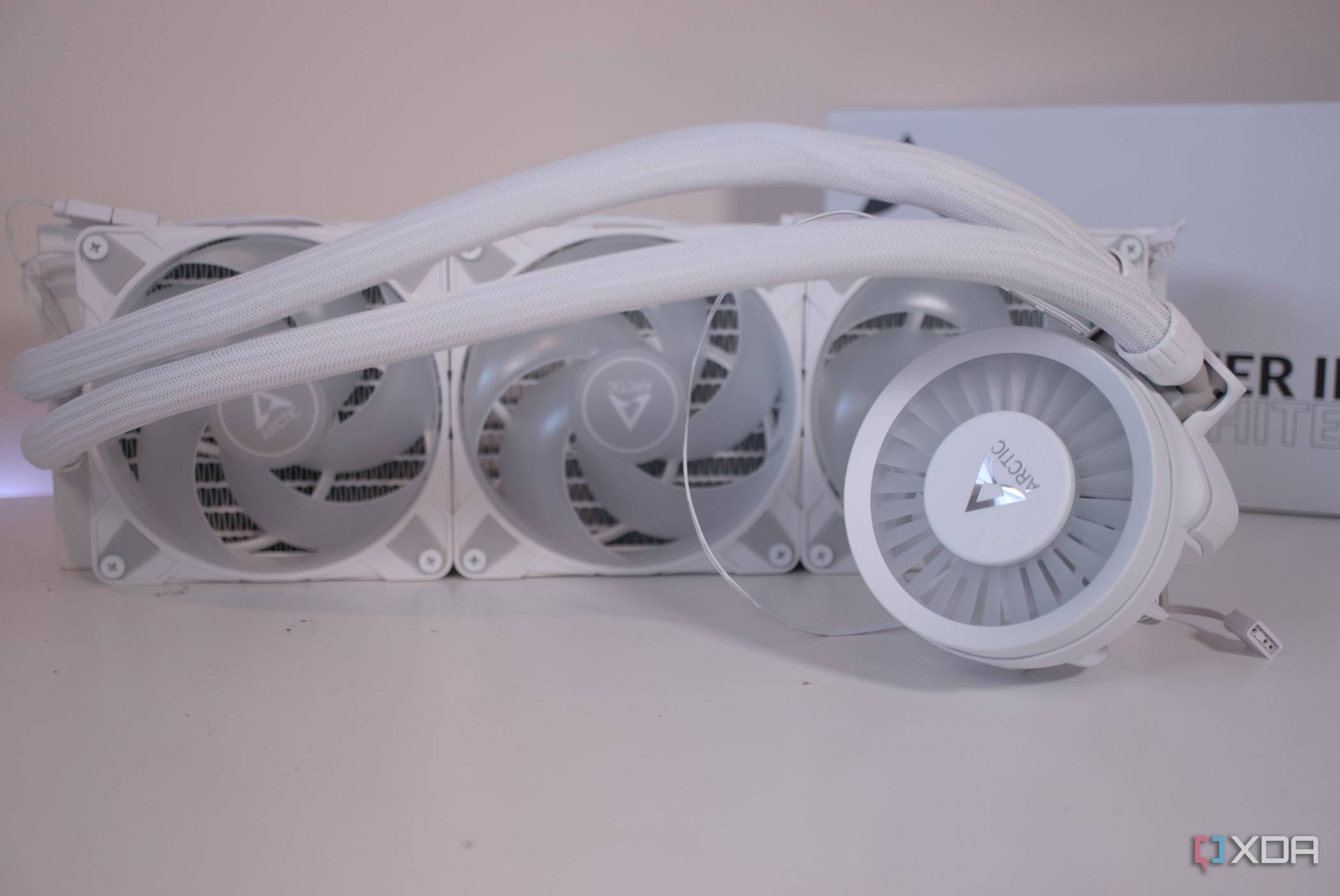 Front view of the Arctic Liquid Freezer III 360 A-RGB
