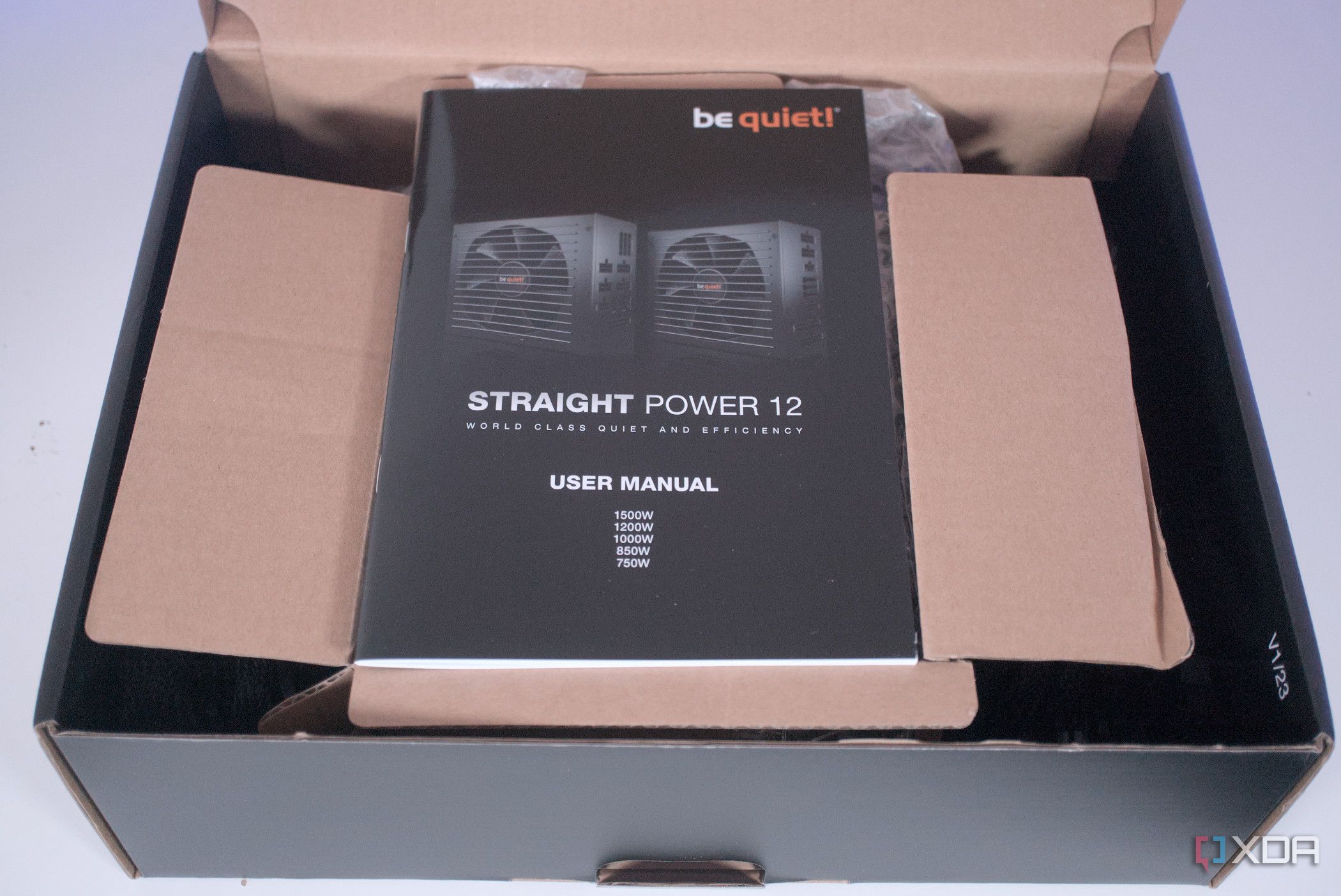 Inside the be quiet! Pure Power 12 M 850W box