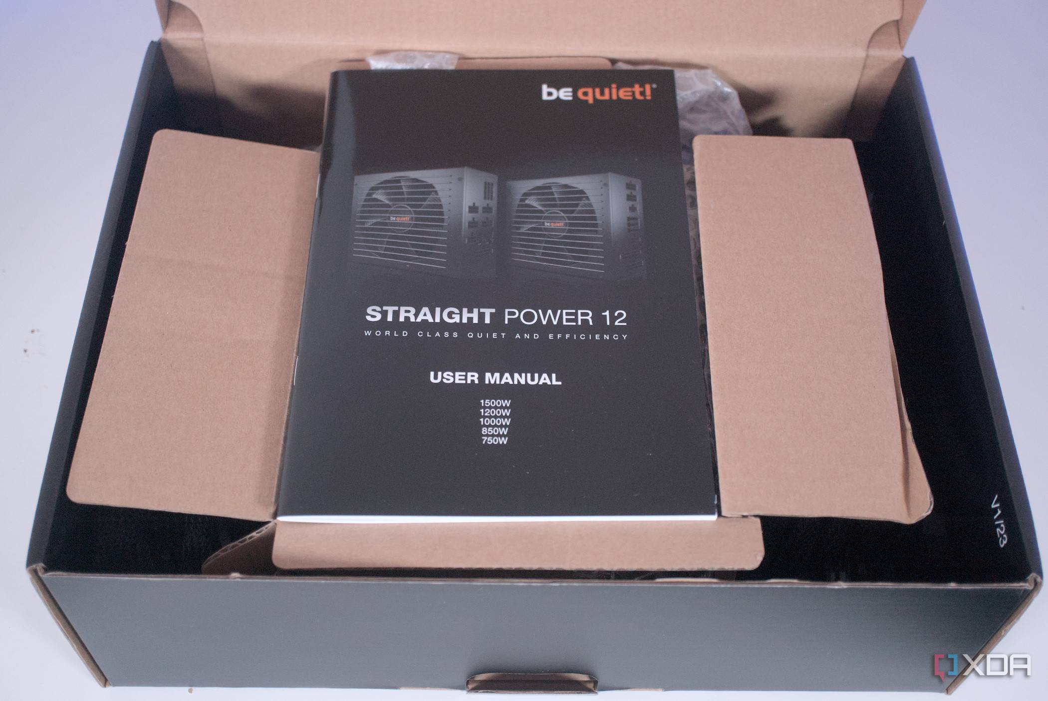 Inside the be quiet! Pure Power 12 M 850W box