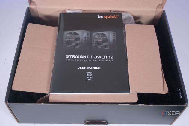 Inside the be quiet! Pure Power 12 M 850W box