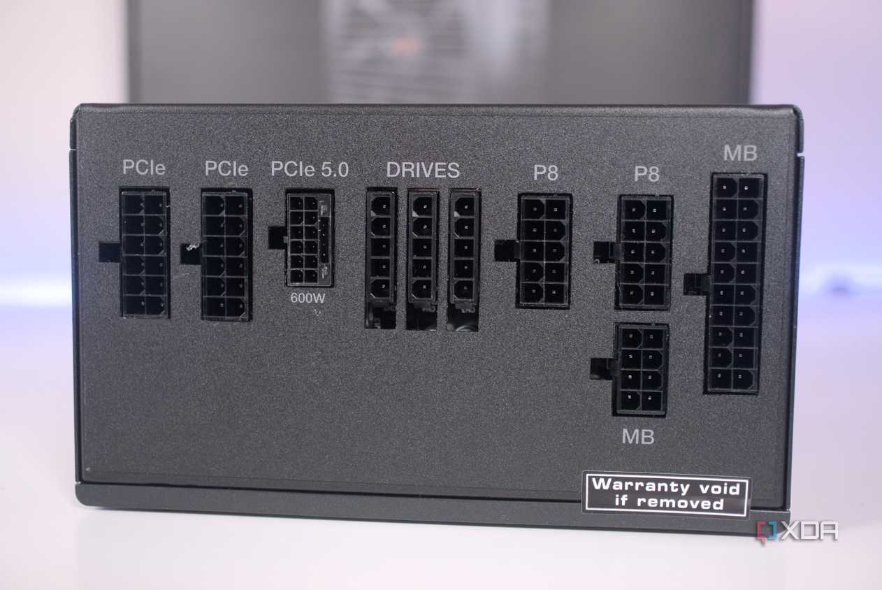 be quiet! Pure Power 12 M 850W ports