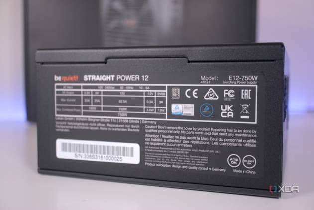 be quiet! Pure Power 12 M 850W sticker
