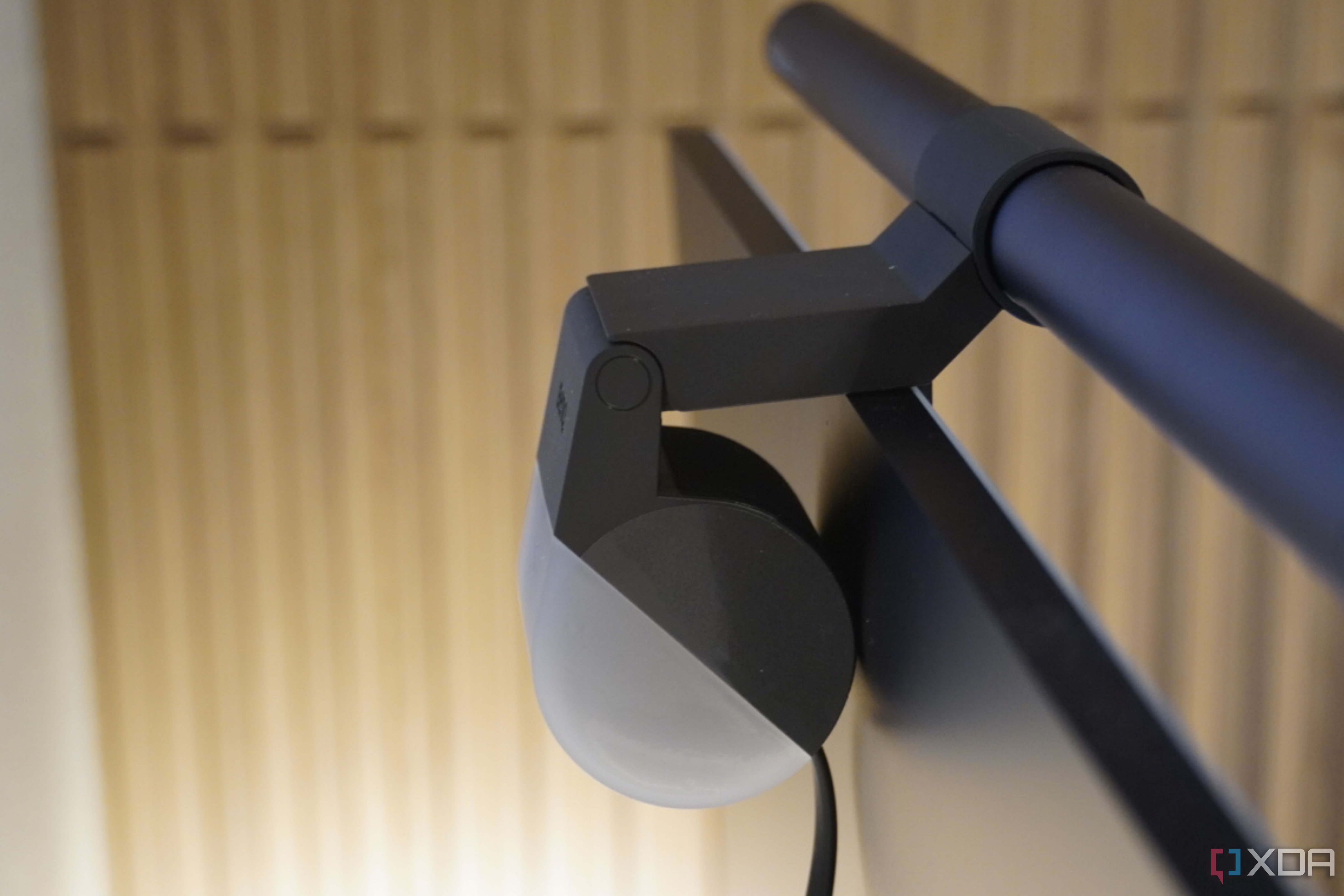 The light on the back of the BenQ ScreenBar Halo.