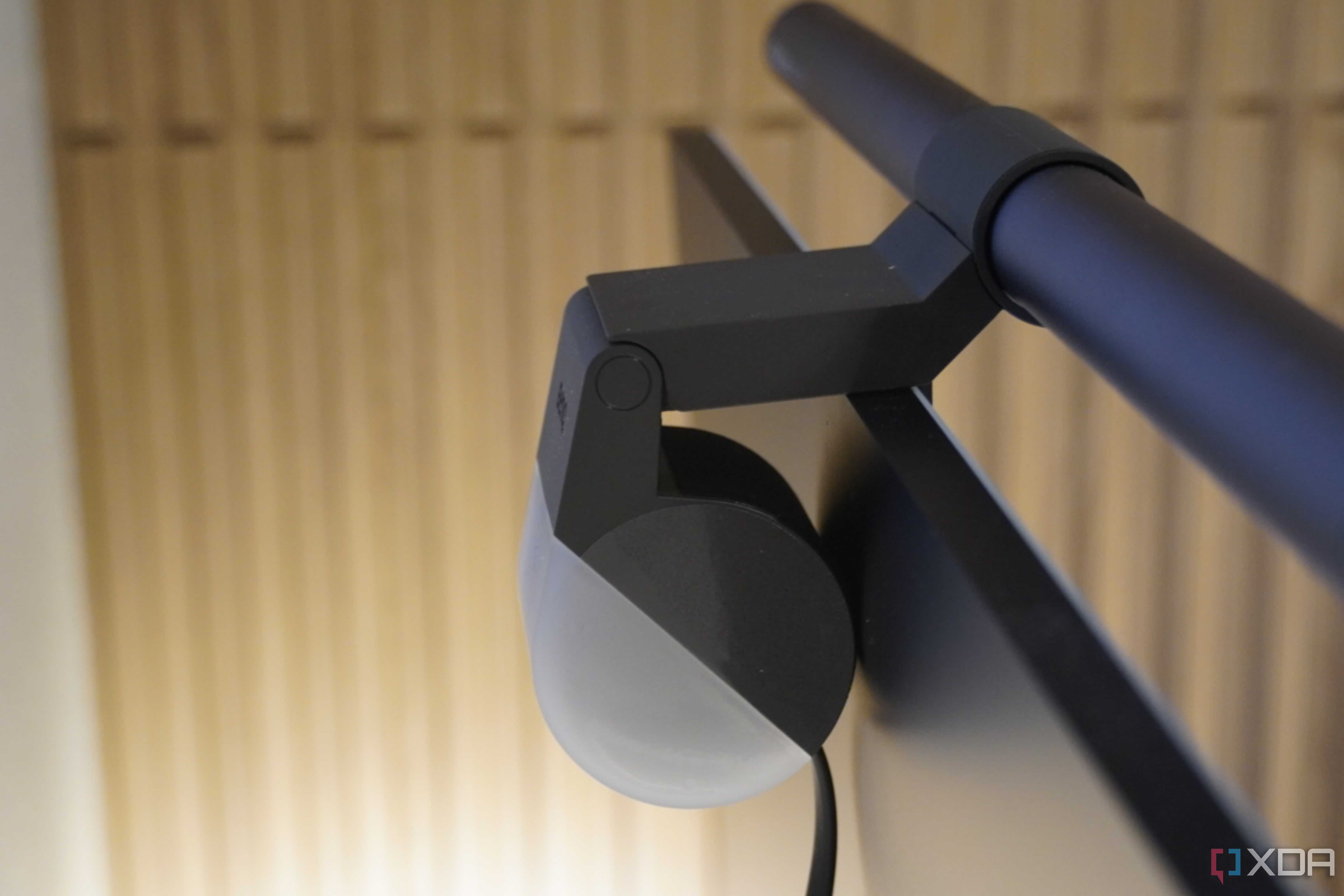 The light on the back of the BenQ ScreenBar Halo.