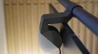The light on the back of the BenQ ScreenBar Halo.