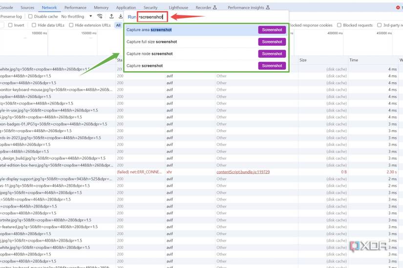How to screenshot in Google Chrome