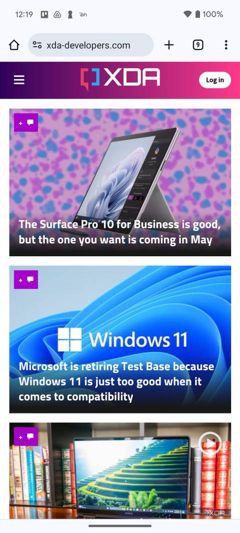 Google Chrome Android app
