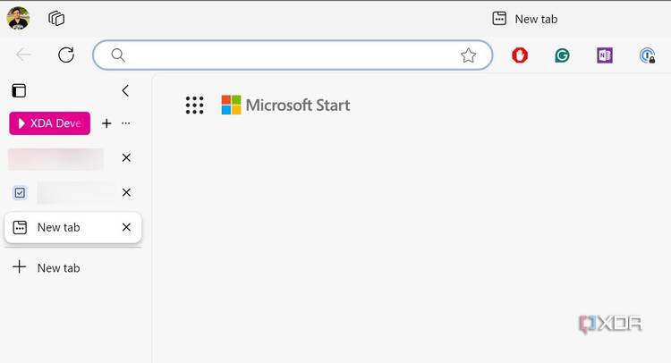 Tabs management on Microsoft Edge