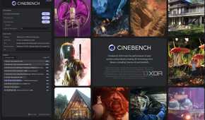 Cinebench 2024 home screen