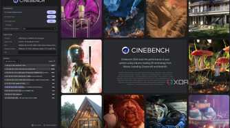 Cinebench 2024 home screen