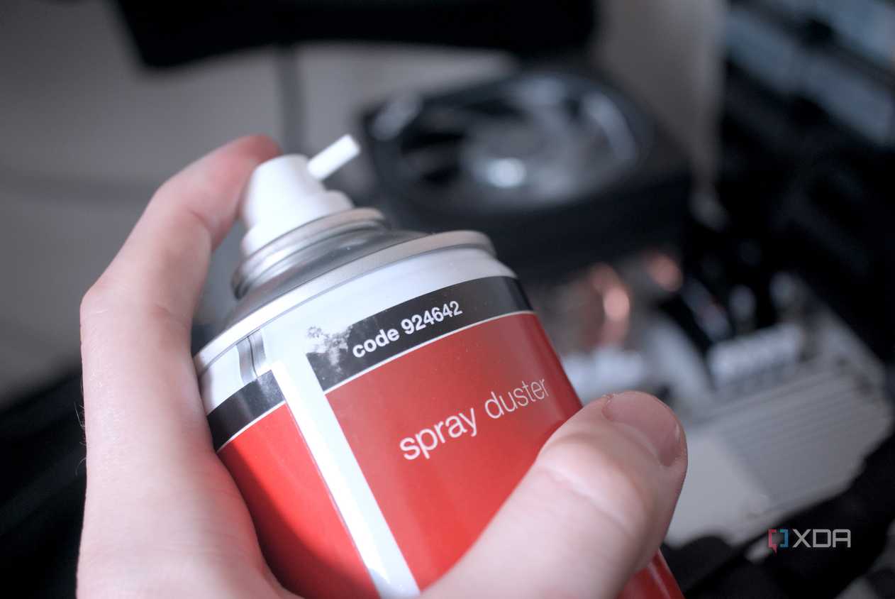 Compressed can of air