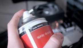 Compressed can of air