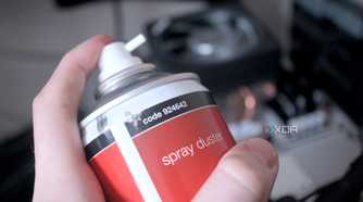 Compressed can of air