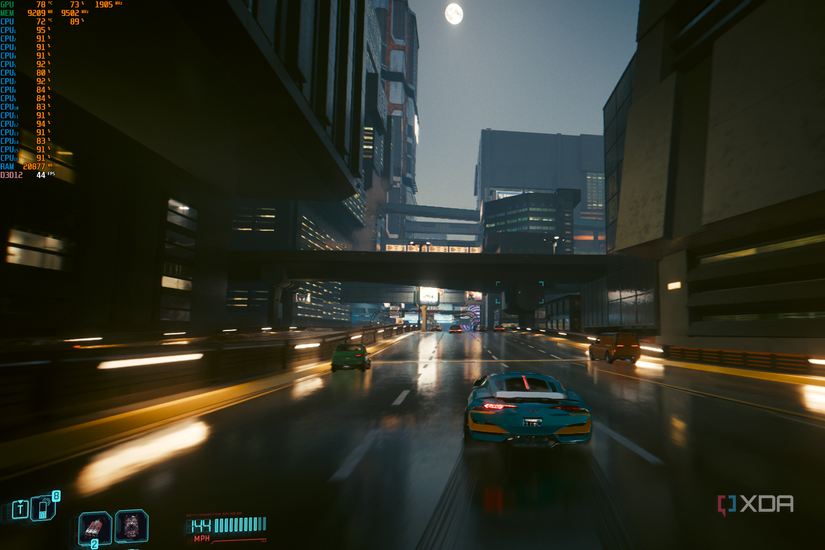 Cyberpunk 2077 CPU usage 8-core CPU
