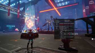 Daemon-X-Machina running on the Quest 2 via UEVR Injector