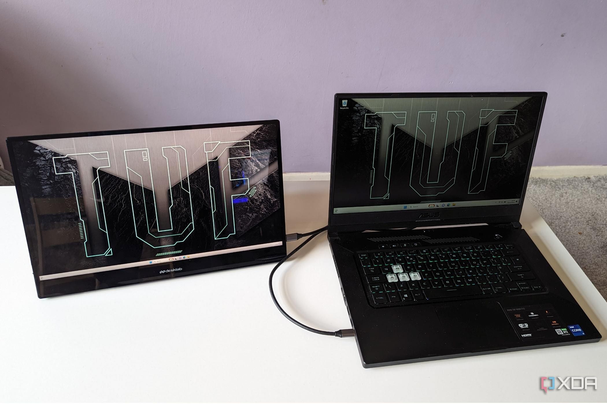 desklabs portable monitor extend asus laptop Screen