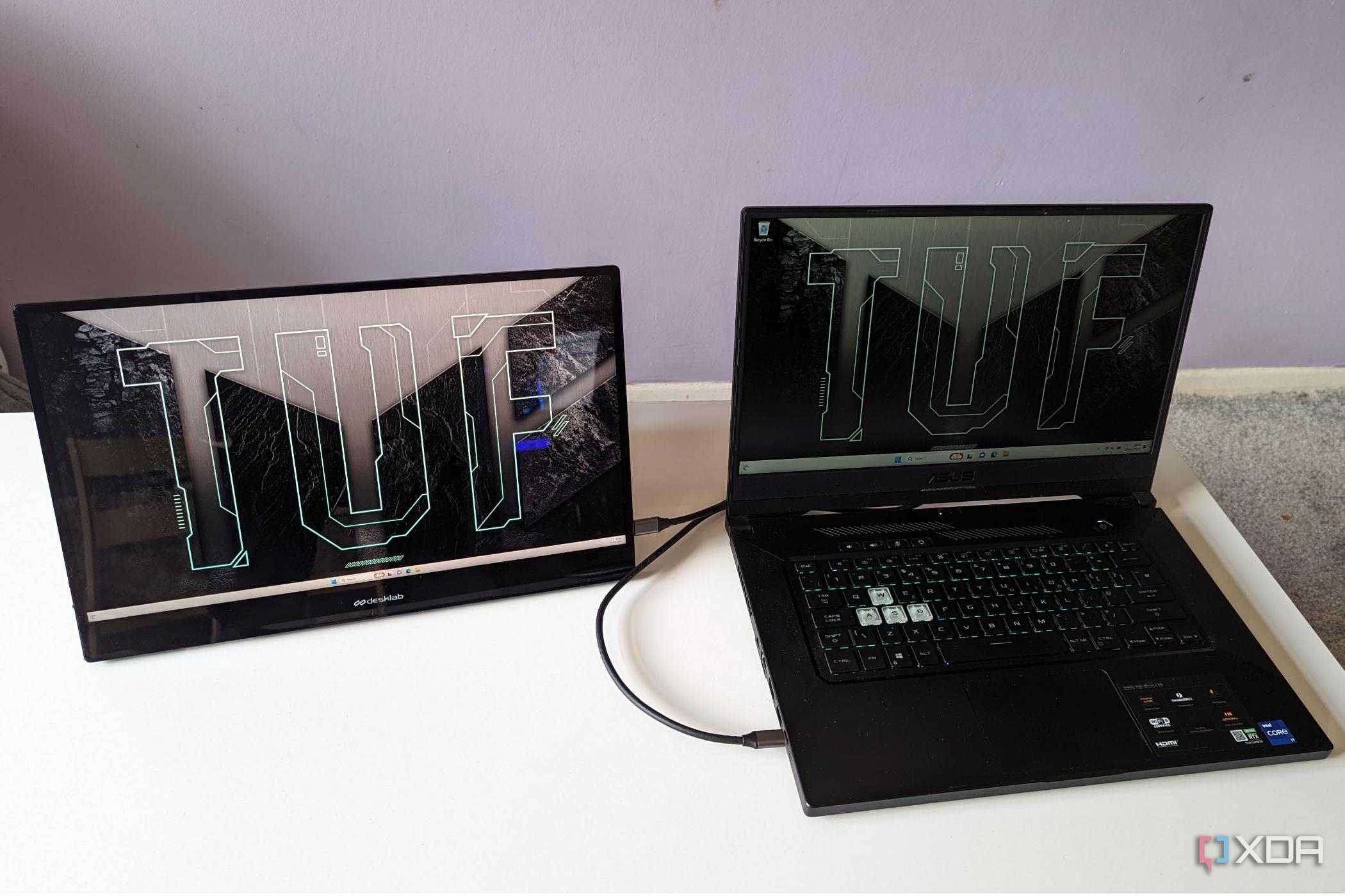 desklabs portable monitor extend asus laptop Screen