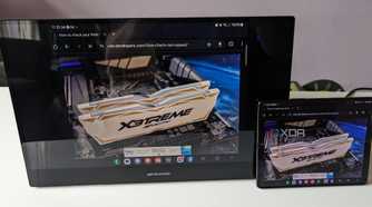 desklabs portable monitor mirroring samsung fold 3 screen on xda website
