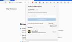 Microsoft Edge workspace